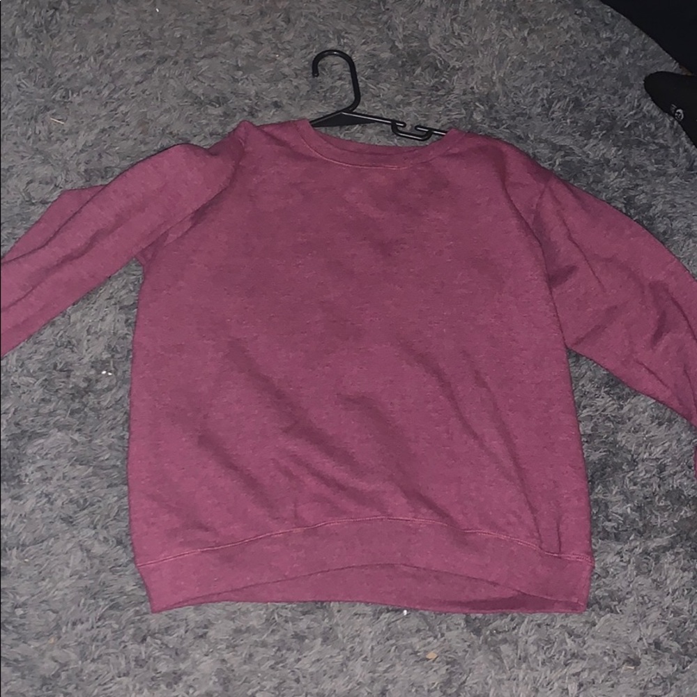 Purple sweatshirt